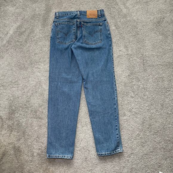 VTG Levi's 550 Jeans Womens 9 (29x31) Medium Faded Relaxed Fit Tapered Leg - Picture 2 of 8